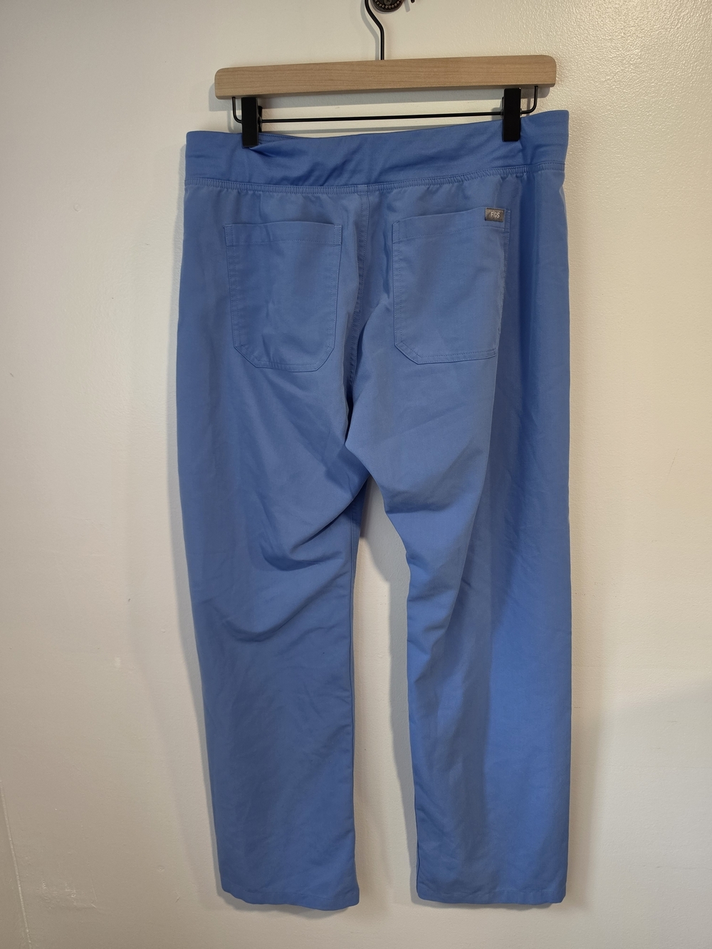 FIGS Livingston High-Rise Straight-Leg Scrub Pant In Ceil Blue Women's Size Med - Picture 3 of 8